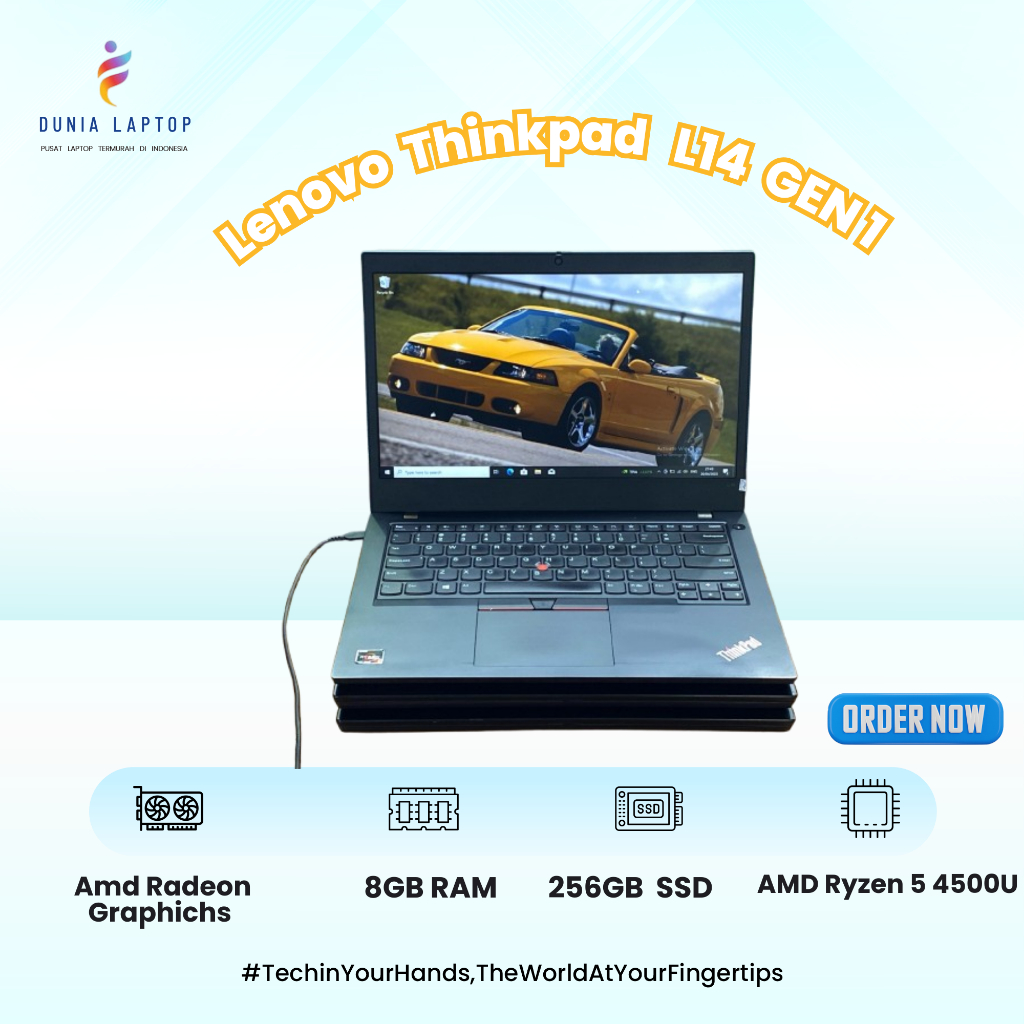 Laptop Lenovo Spek Gaming Lenovo Thinkpad L14 Gen 1 RAM 8