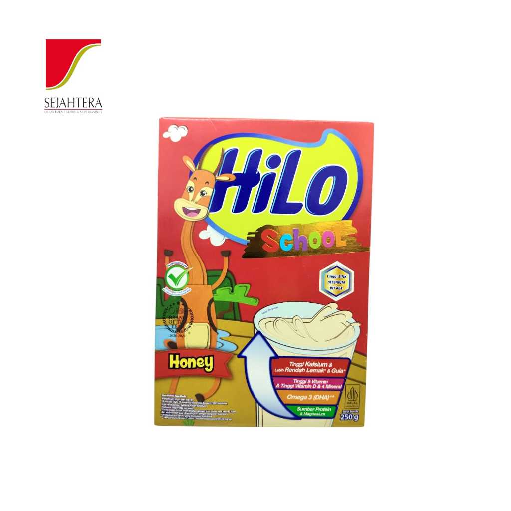 

Hilo School Berbagi Rasa (Madu, Coklat, Vanila) 250 g BOX