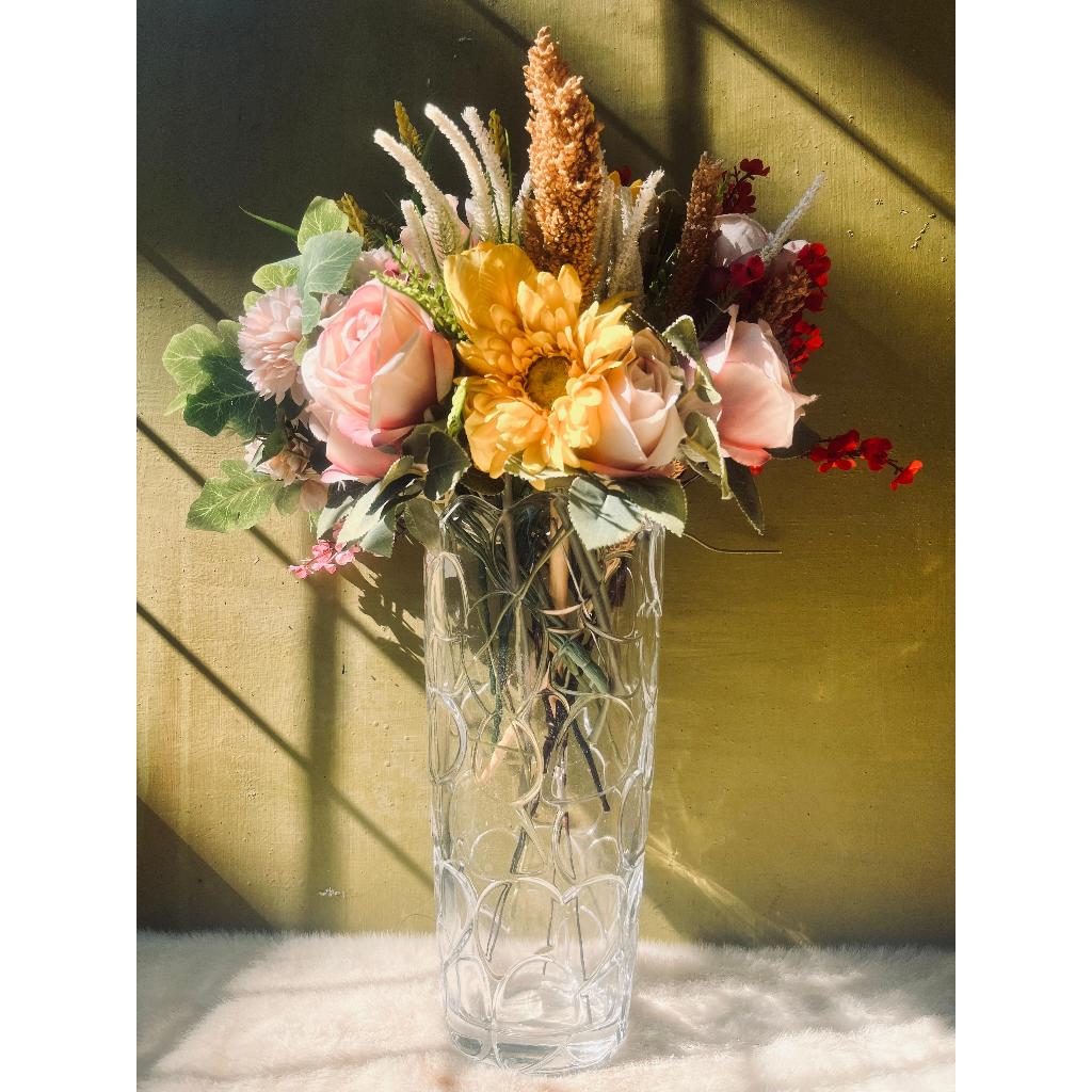 VAS BUNGA KACA CRYSTAL | VAS KACA BESAR | VAS BUNGA KACA