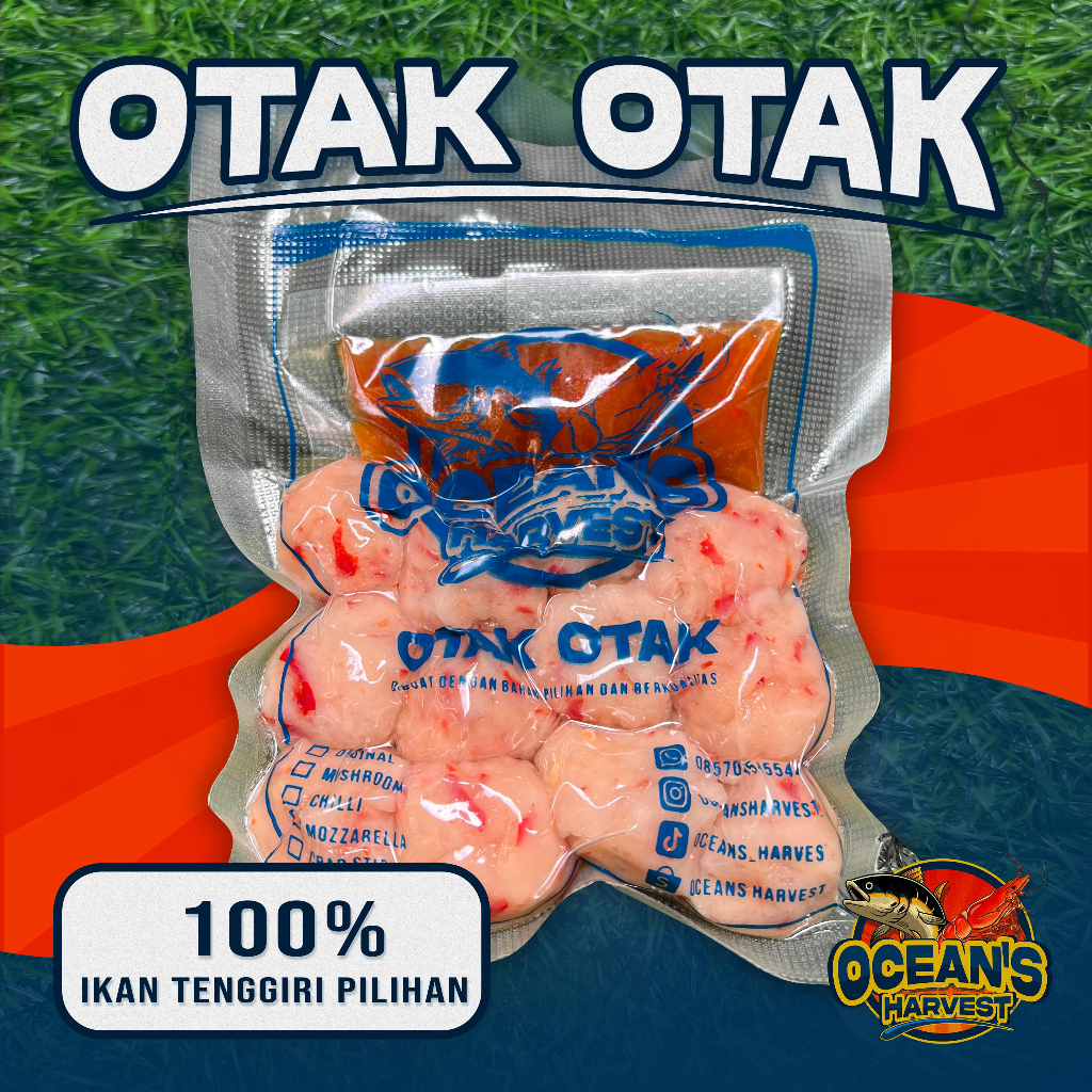

OTAK OTAK IKAN ASLI VARIAN CHILIES 12 Pcs SUDAH TERMASUK CUKA TAUCO - CHILIES 12PCS