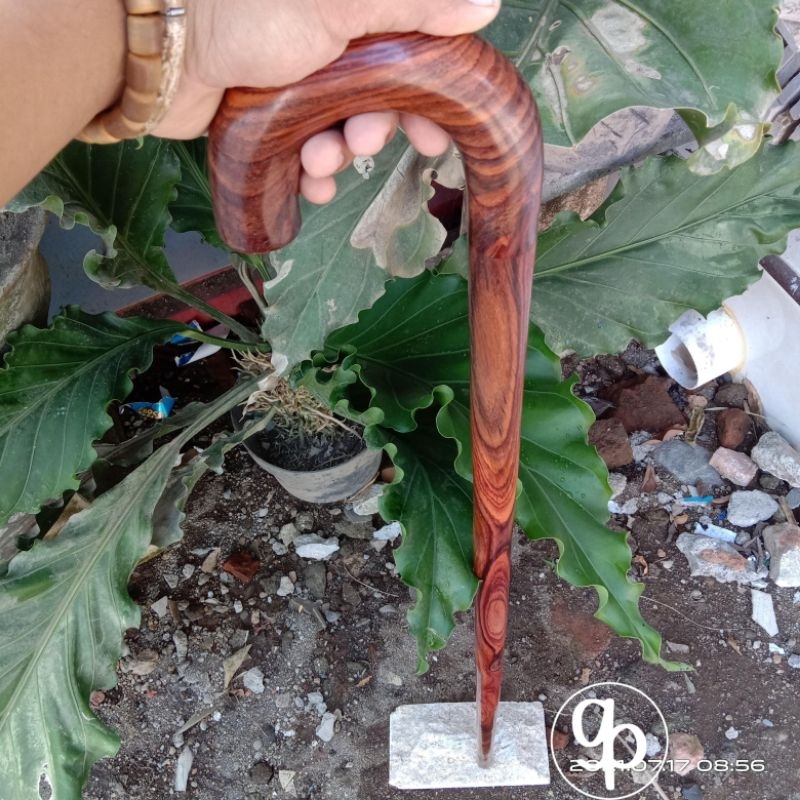 TONGKAT JALAN 1 METER TONGKAT JALAN KAYU SONOKELING