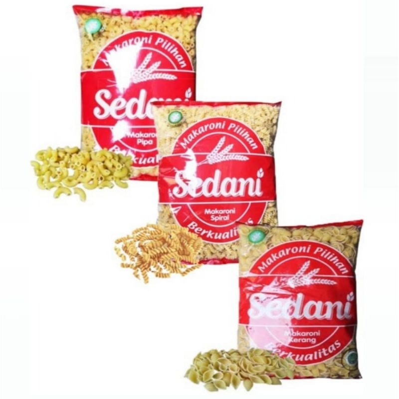 

SEDANI MAKARONI 1kg KERANG SPIRAL PIPA