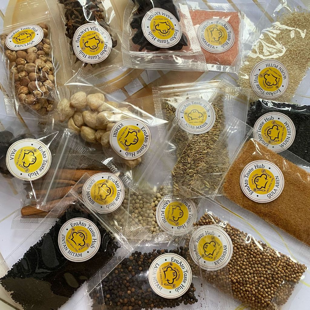 

EraAto - Rempah Utuh & Bahan Dapur Alami – Lengkap! Lada, Kapulaga, Kayu Manis, Gula Aren, Garam Himalaya, Wijen & Lainnya