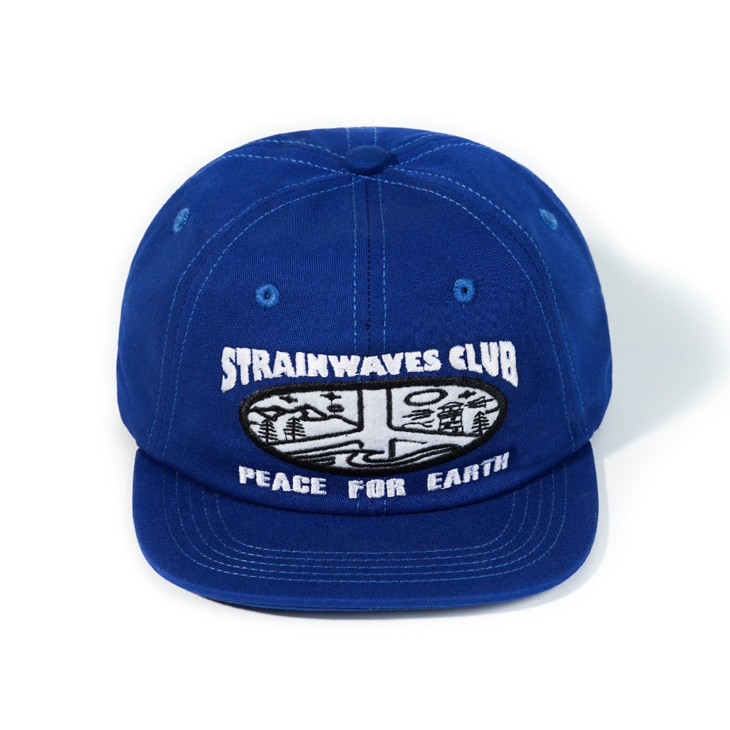 Strainwaves Peace For Earth 6 Panel Blue