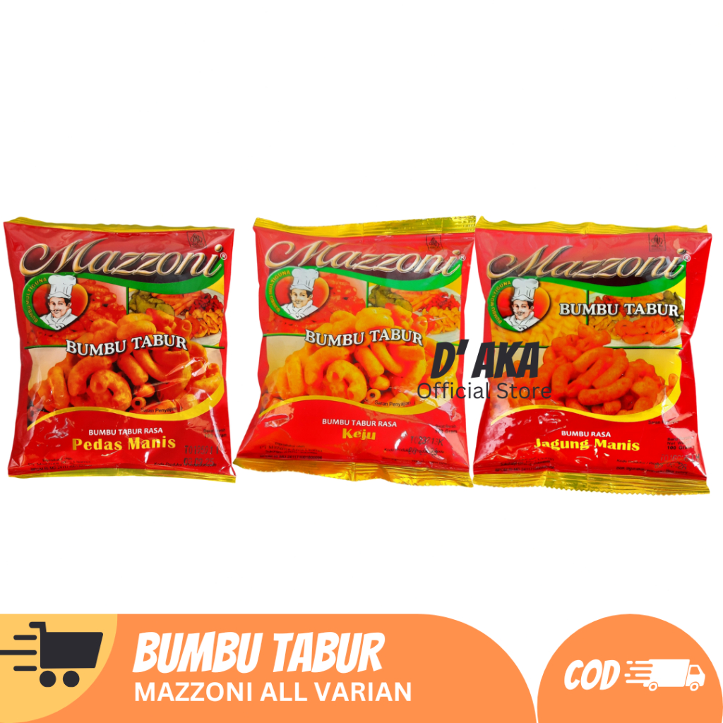 

MAZZONI Bumbu Tabur 100 gram All Varian