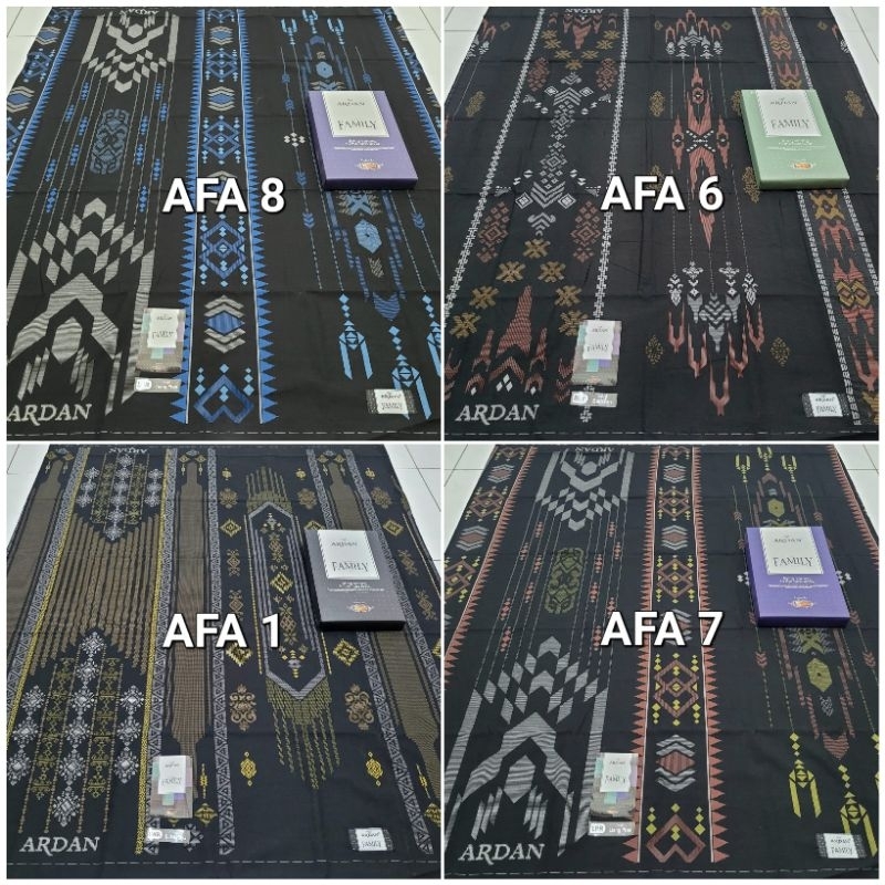 SARUNG ARDAN FAMILY GRADE GOLD SPESIAL HITAM | SARUNG ARDAN