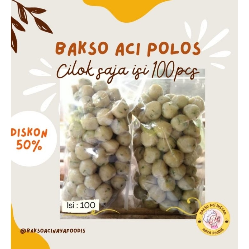 

Baso Aci Polos Cilok Saja isi 100 Pcs
