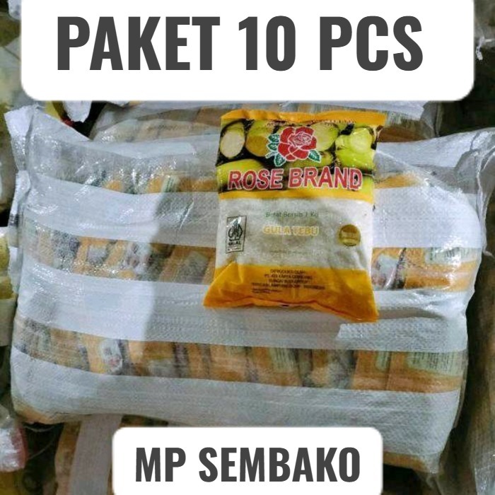 

ROSE BRAND GULA PASIR 1 KG X 7, 8, 10 / 12 PCS - MP SEMBAKO111