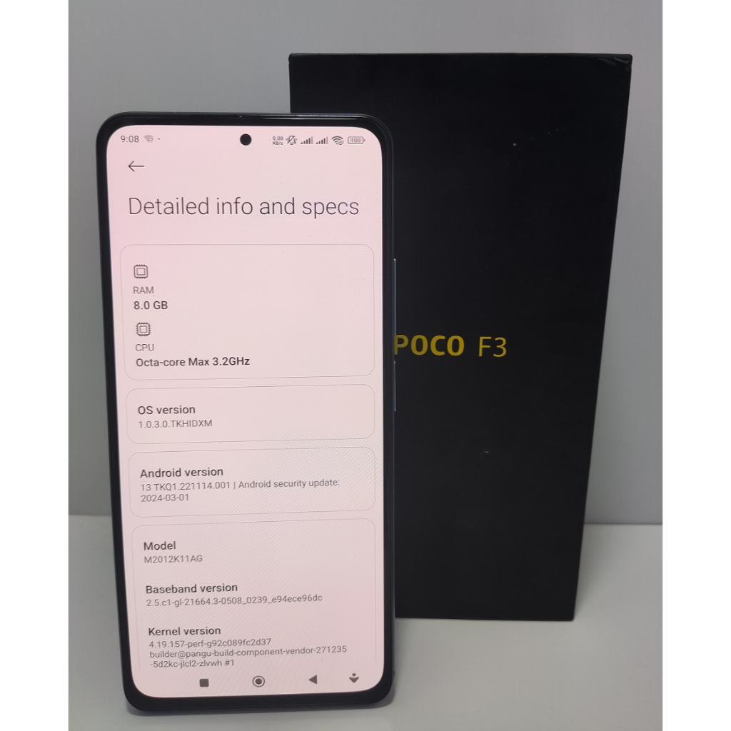 Poco F3 5G 8/256 Snapdragon 870 Bekas