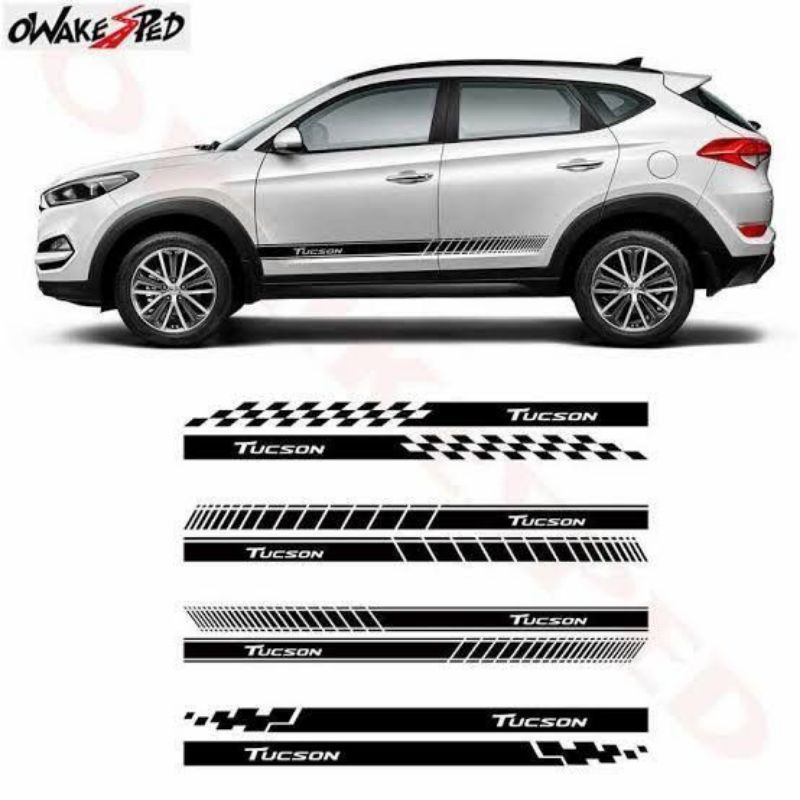 Sticker mobil tucson sticker list terlaris mobil tucson keren stiker tribal mobil tucson