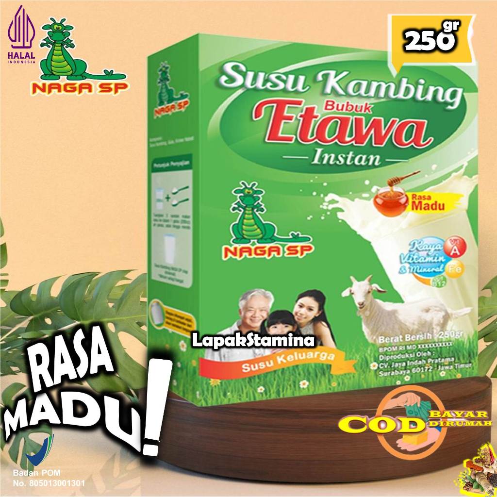 

Susu Kambing Etawa Original 100% Rasa Madu