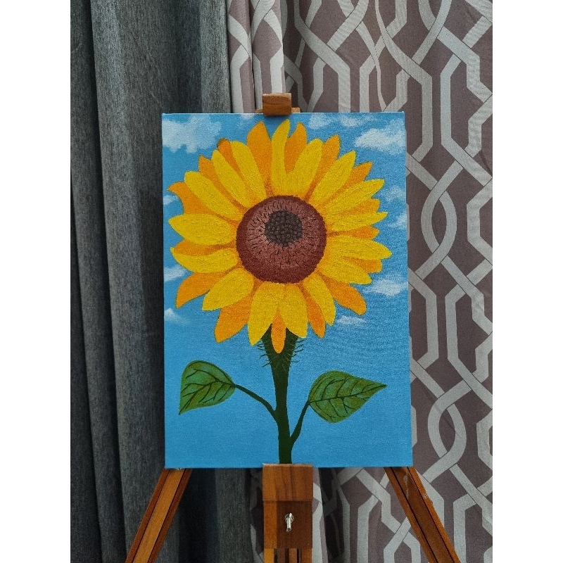 

Lukisan Bunga Matahari (acrylic on canvas 35cm*50cm)
