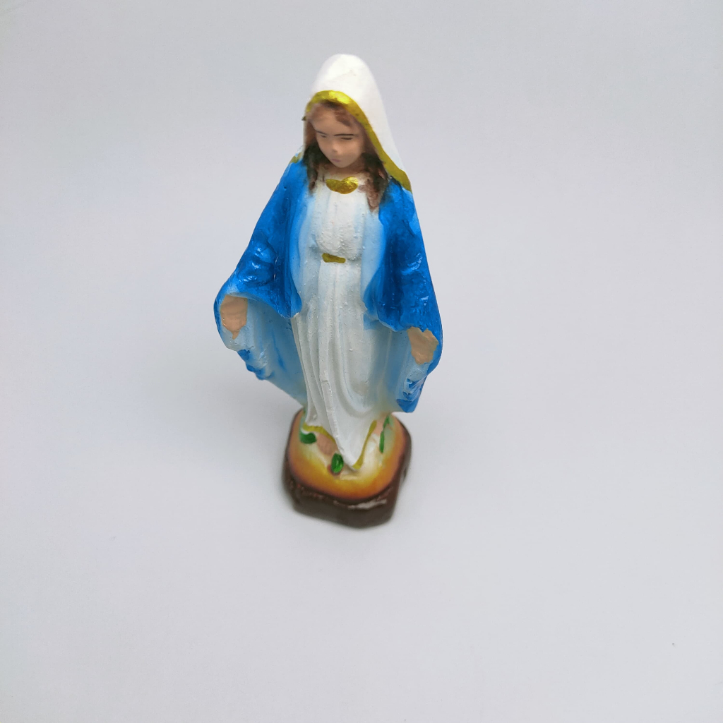 Patung Bunda Maria Tangan Terbuka Mini (12cm) Cocok Untuk Di Kamar atau di Mobil