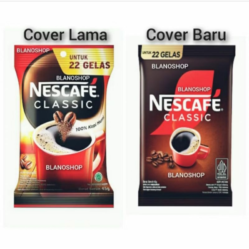 

NESCAFE CLASSIC KEMASAN 45 GRAM UNTUK 22 GELAS