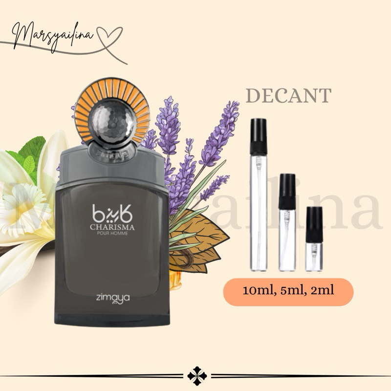 Decant zimaya charisma pour homme