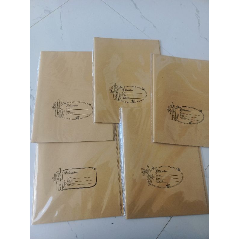 

Sampul buku bamboo isi 20 lembar