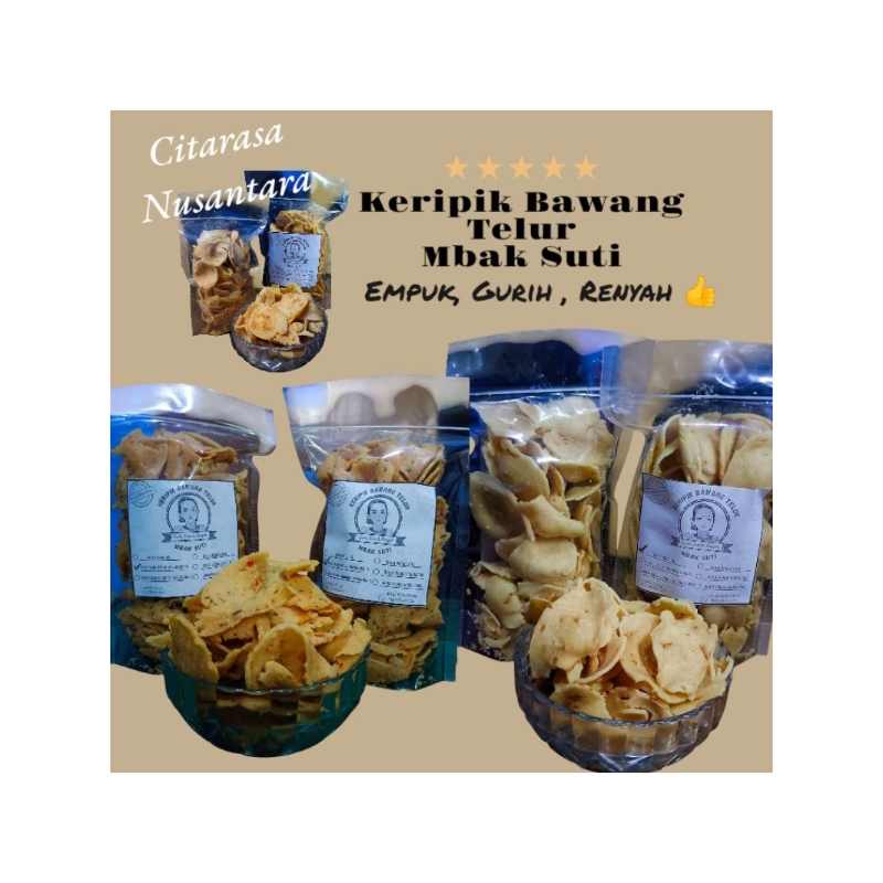 

Keripik Bawang Telur _ Mbak Suti