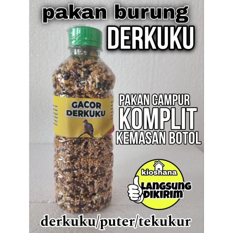 pakan burung derkuku puter tekukur