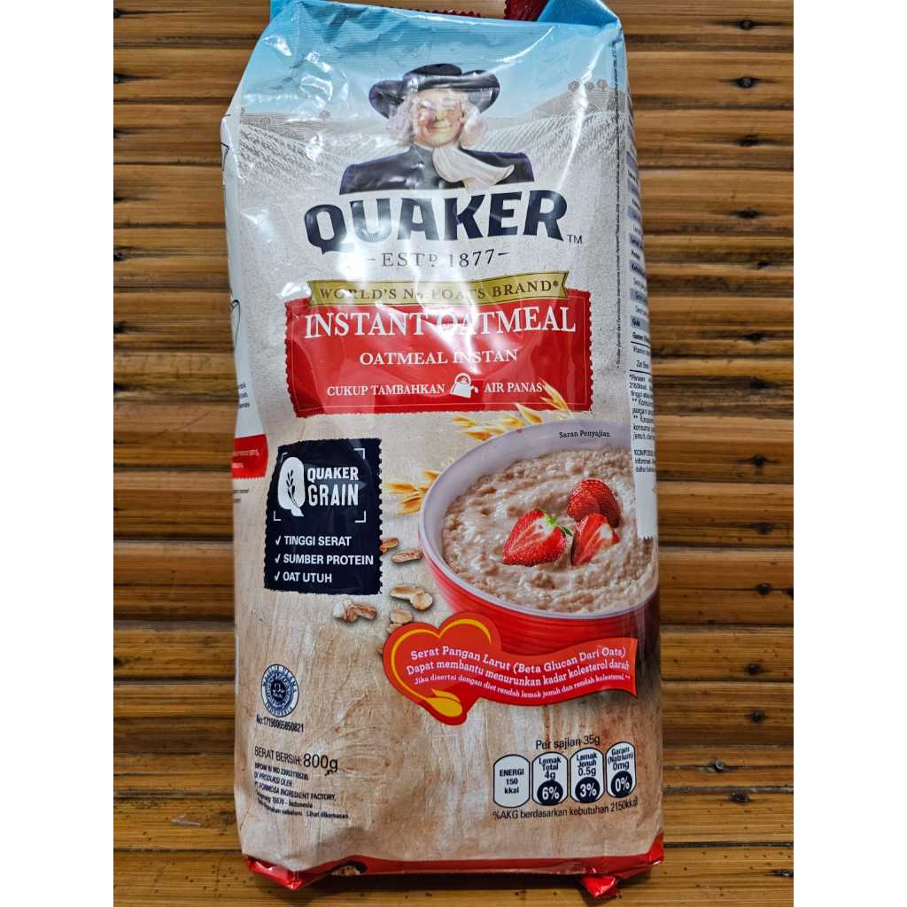 

Quaker Oat Instant Oatmeal Bag 800 Gr