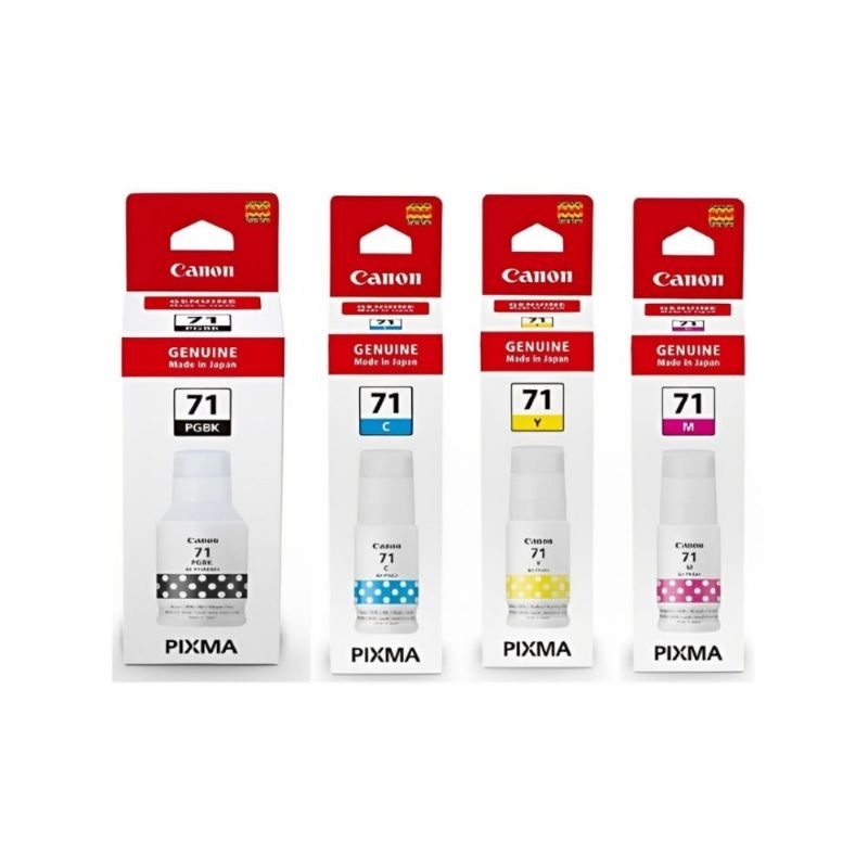 Tinta Original GI71 Canon GI-71 Refill Printer G1020 G2020 G3020 G3060 Canon Original Canon Tinta G1