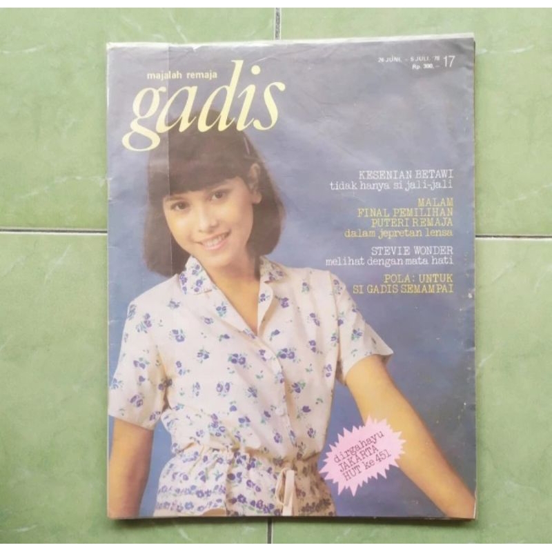 majalah remaja GADIS no. 17 1978 jadul lawas lama