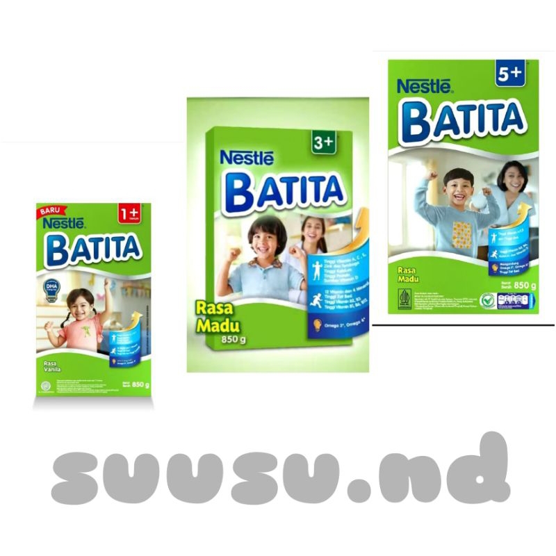 Nestle Batita & Datita 1/3/5 susu formula 850gram