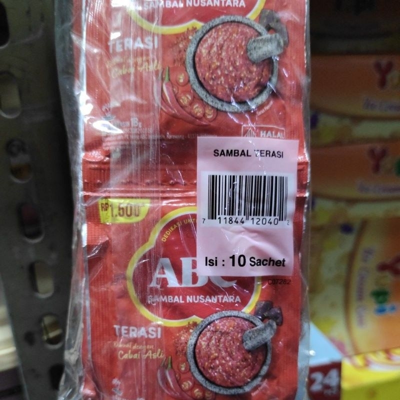 

ABC SAMBAL TERASI 18 GRAM X 10 PCS ( 1 PAK)