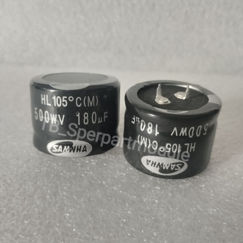 ELCO 500WV 180uF SAMHWA FREEZER LG INVERTER ORIGINAL