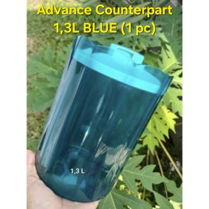 Tupperware Obral Sale - Advance Counterpart 1,25L Biru - Rp. 250.000
