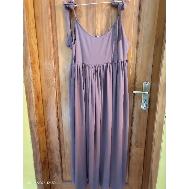 preloved / pl overall dress by hara skirt