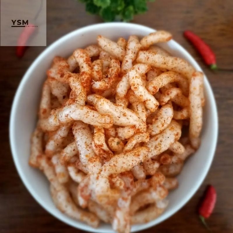 

Snack Kiloan Makanan Ringan Murah Cemilan Pedas Jajanan Jadul KERUPUK GURILEM (Gurih & Pelem)