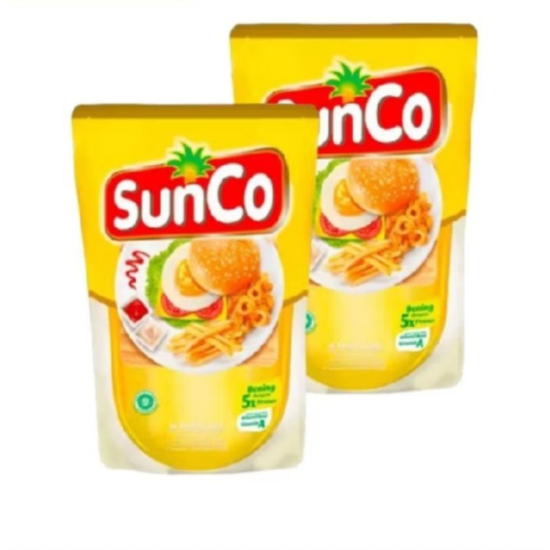 

Minyak Sunco 2 liter ( 2 pouch )