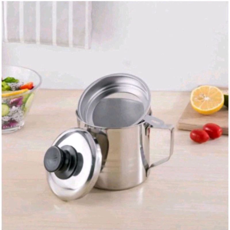 Oil Filter Pot Saringan Minyak Stainless Steel Serbaguna