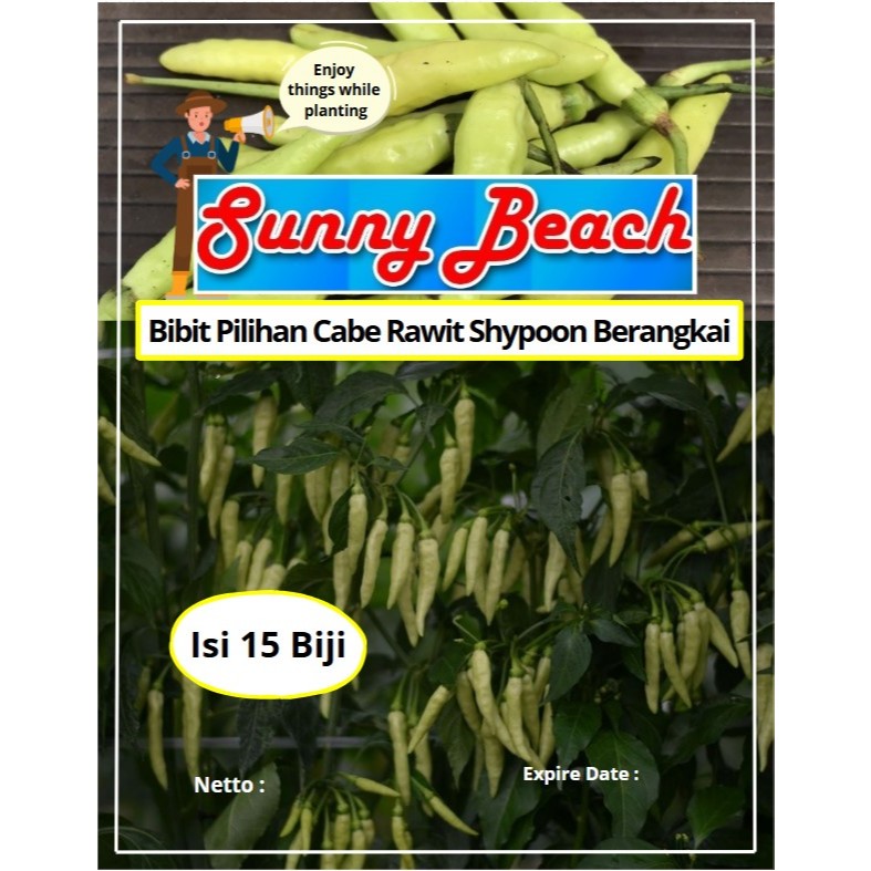 Bibit Pilihan Cabe Rawit Shypoon Berangkai |Benih Cabe Rawit Shypoon