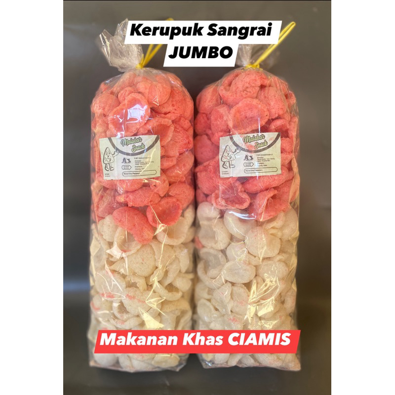 

KERUPUK SANGRAI PASIR JUMBO Khas CIAMIS kerupuk melarat Kerupuk Sangrai Anti Kolestrol Kerupuk Viral