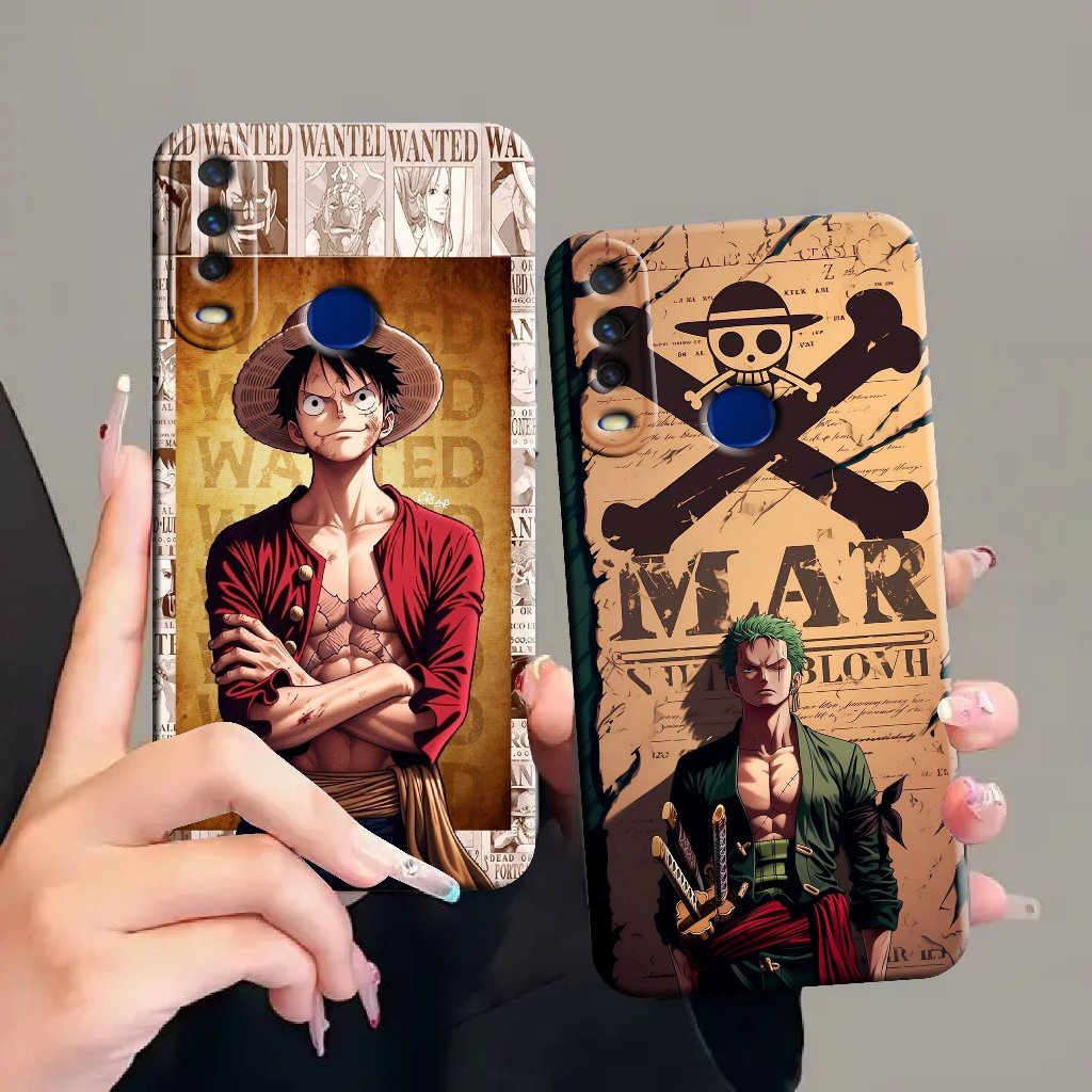 [F073] Softcase anime one piece untuk VIVO Y12 Y15 Y17 case silikon pelindung hp
