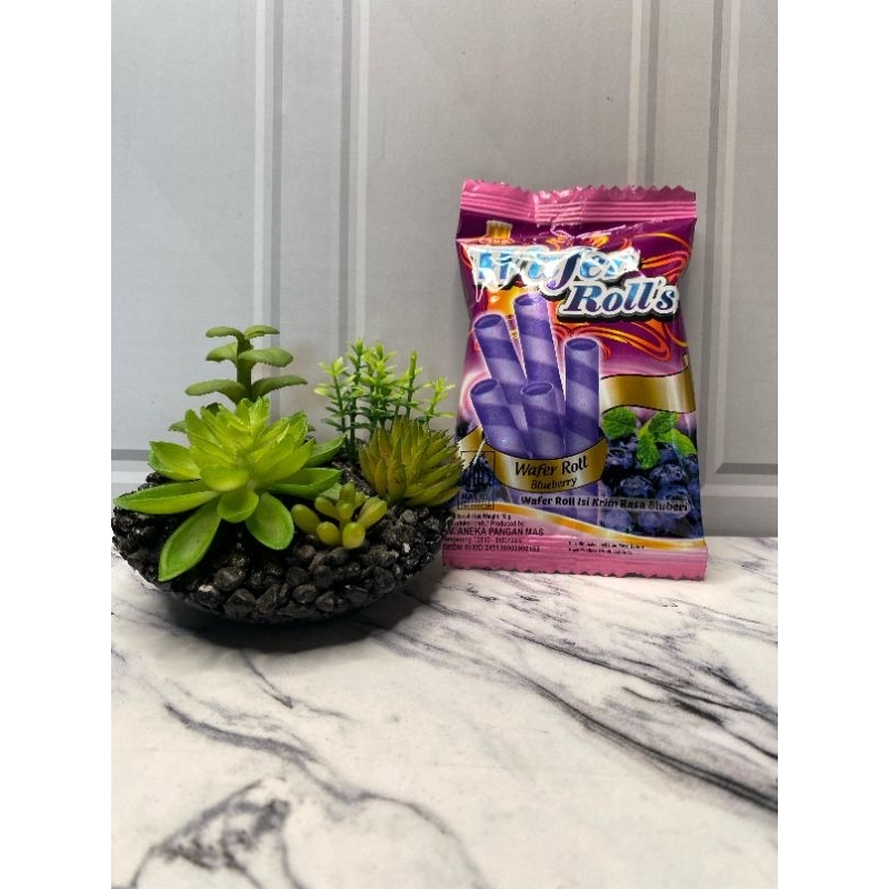 

duo wafer rolls aneka rasa 1 renceng isi 10pcs @10gram