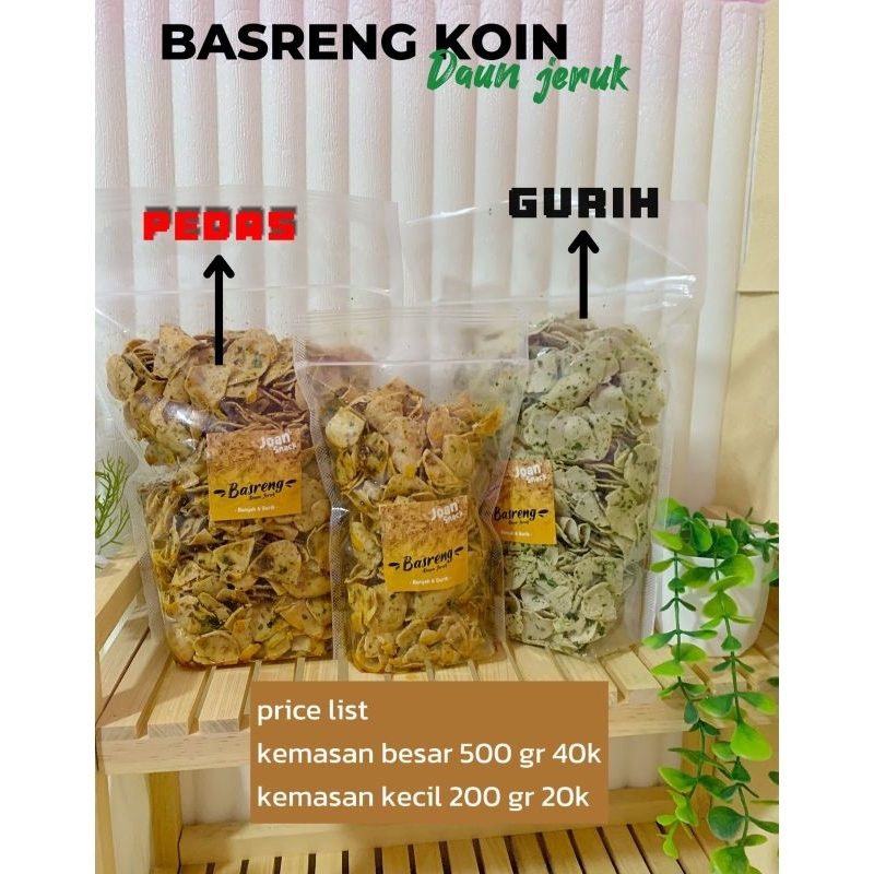 

BASRENG KOIN BASRENG PIPIH RENYAH PEDAS DAUN JERUK