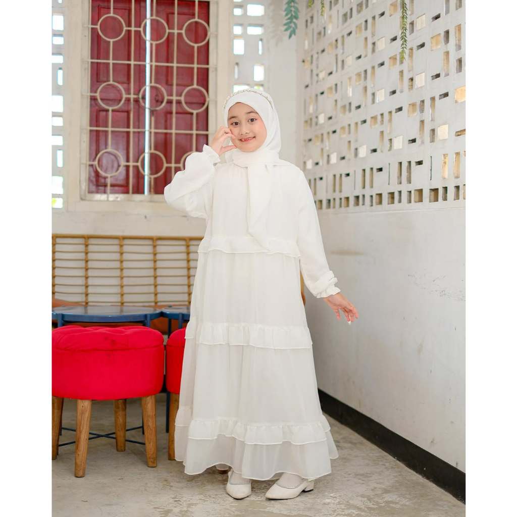 Baju Muslim Gamis Anak Perempuan Gamiz Tanggung Dreas Gamis Anakanak Ramadhan Idul Fitri 2026 Baju M