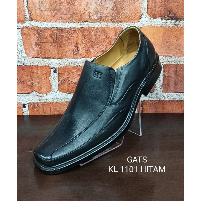 sepatu pria, sepatu cowok , sepatu kantor, sepatu formal bahan kulit asli brand GATS original