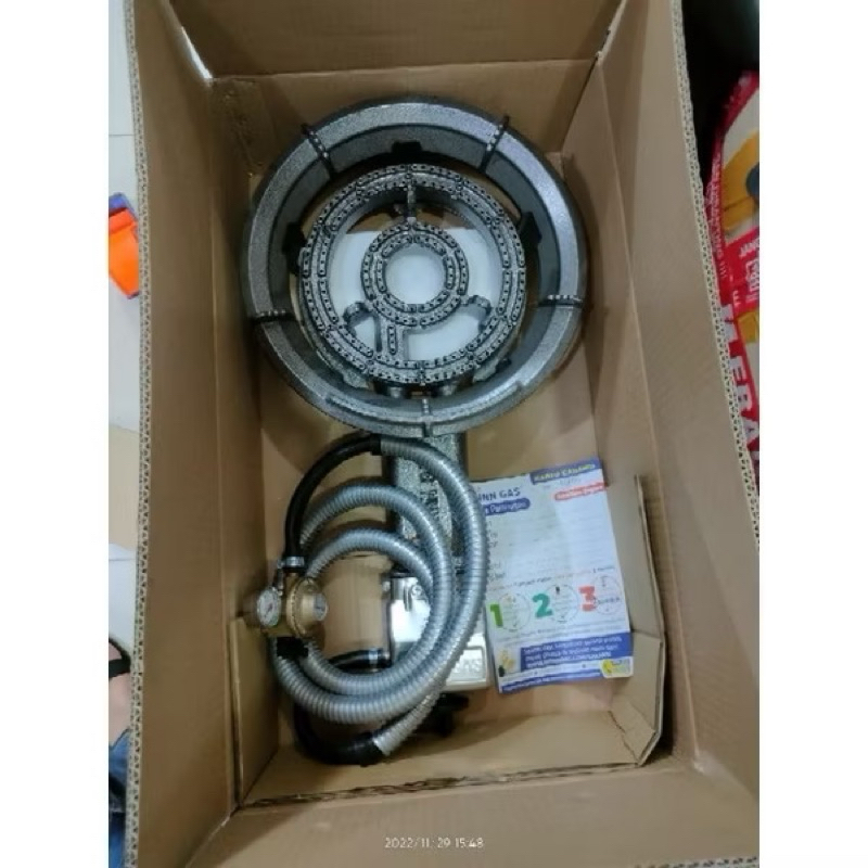 Winn Gas 31A - Kompor Gas Komersil 1 Tungku memiliki api yang besar