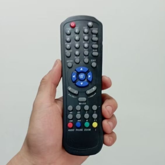 Remot Remote Parabola MPEG4 Nex Parabola Combo Kuning Hijau Biru