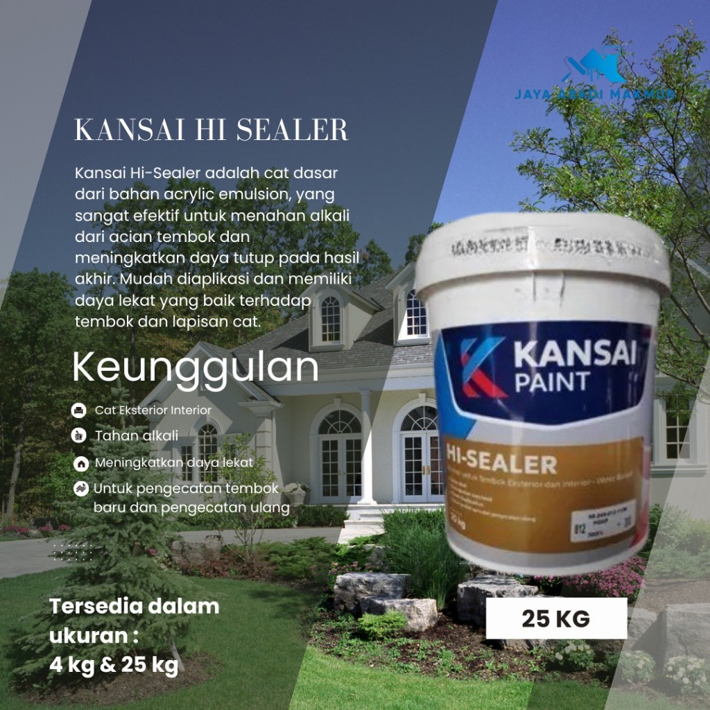 Kansai Hi-Sealer 25 kg / Cat Dasar Tembok Interior dan Exterior
