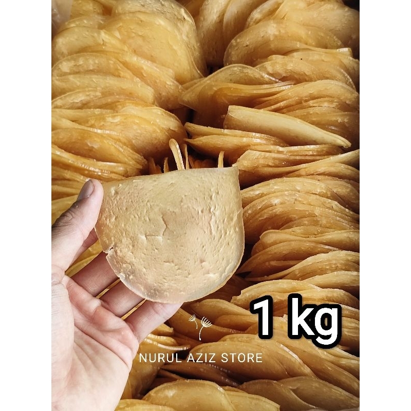 

Kerupuk udang mentah besar 1kg kualitas premium gurih dan renyah