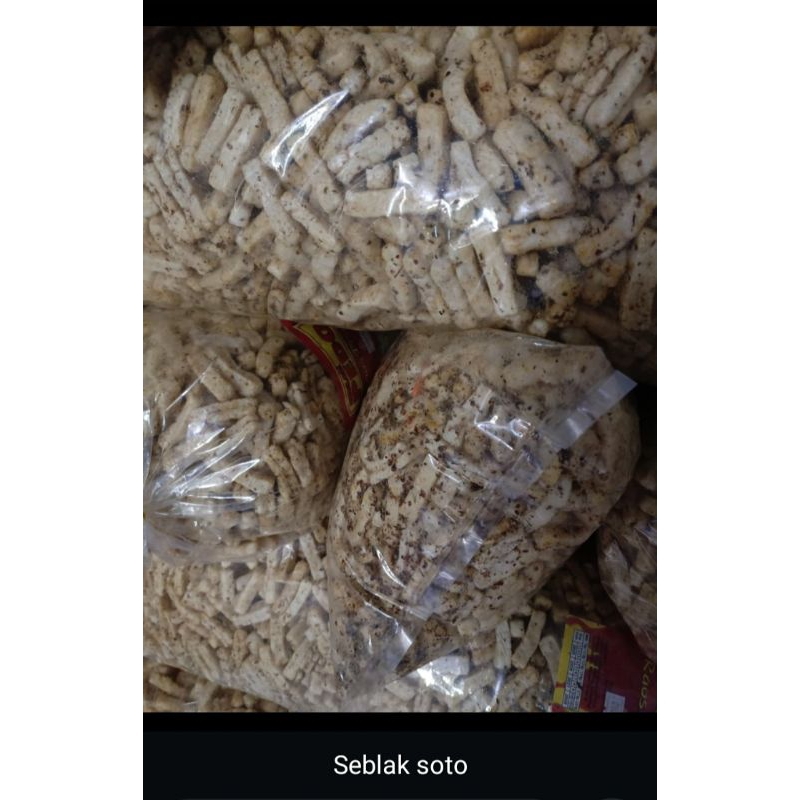

250GR KERUPUK STIK SEBLAK SOTO BANDUNG CABE IJO PEDAS