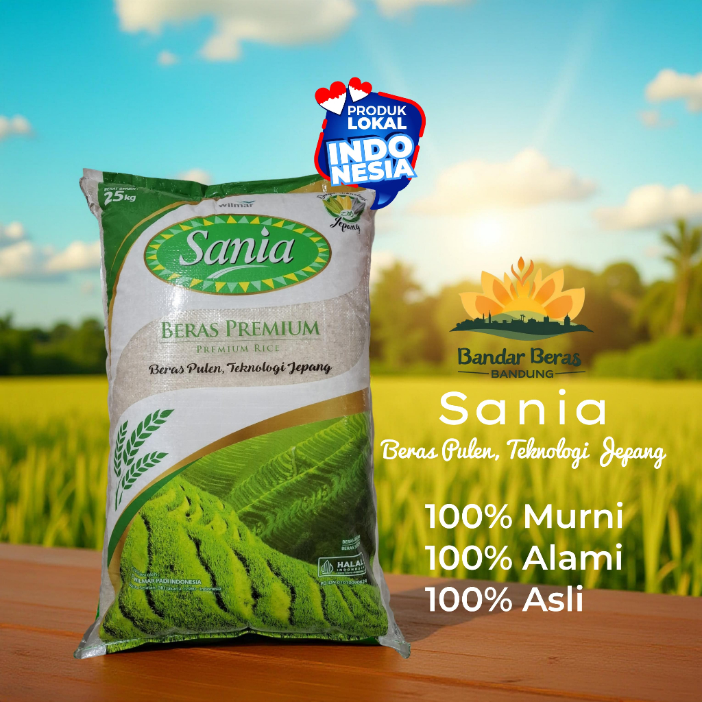 Beras Sania Kualitas Premium 25 Kg