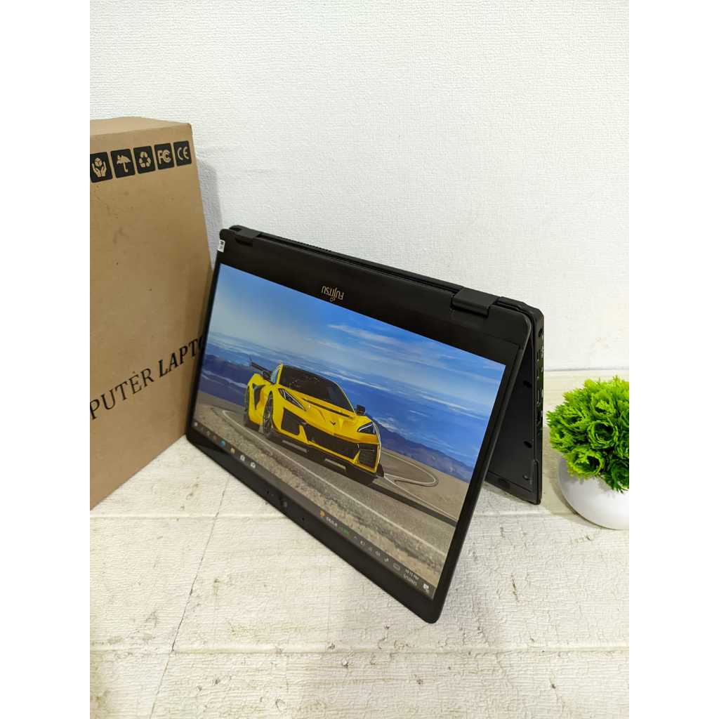 LAPTOP 2ND TOUCHSCREEN FLIP 360 FUJITSU U939X INTEL CORE I5 RAM 8GB SSD 256GB 13,3"FHD LIKENEW MURAH