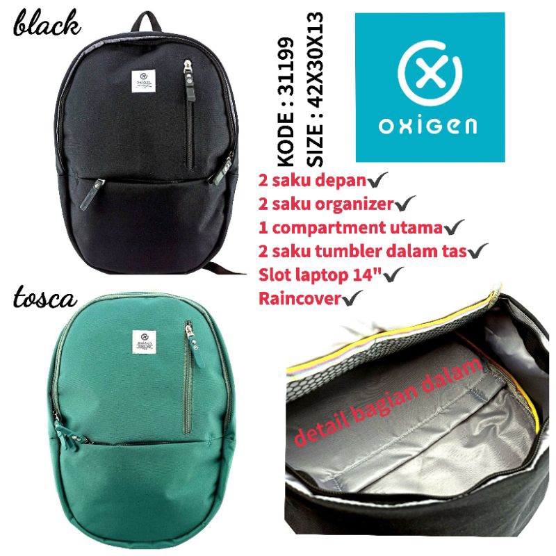 Tas Backpack Ransel Sekolah Oxigen 31199 Tas Oxigen Murah Awet Tas keren