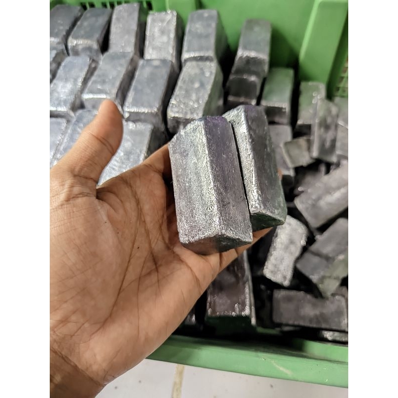 Jual timah lunak batangan murni 99% berat 1 kg
