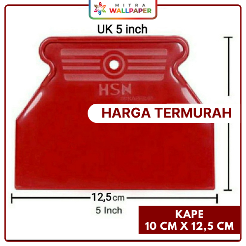 Kape Plastik Kape Alat Dempul Tembok Plastik PVC Alat Plamir Pisau Skrap Skrapper